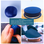 Confect Nightsky Navy Fondant | Edible Sugarpaste | Grocsy