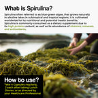 Health Veda Organics Spirulina Capsules | Grocsy