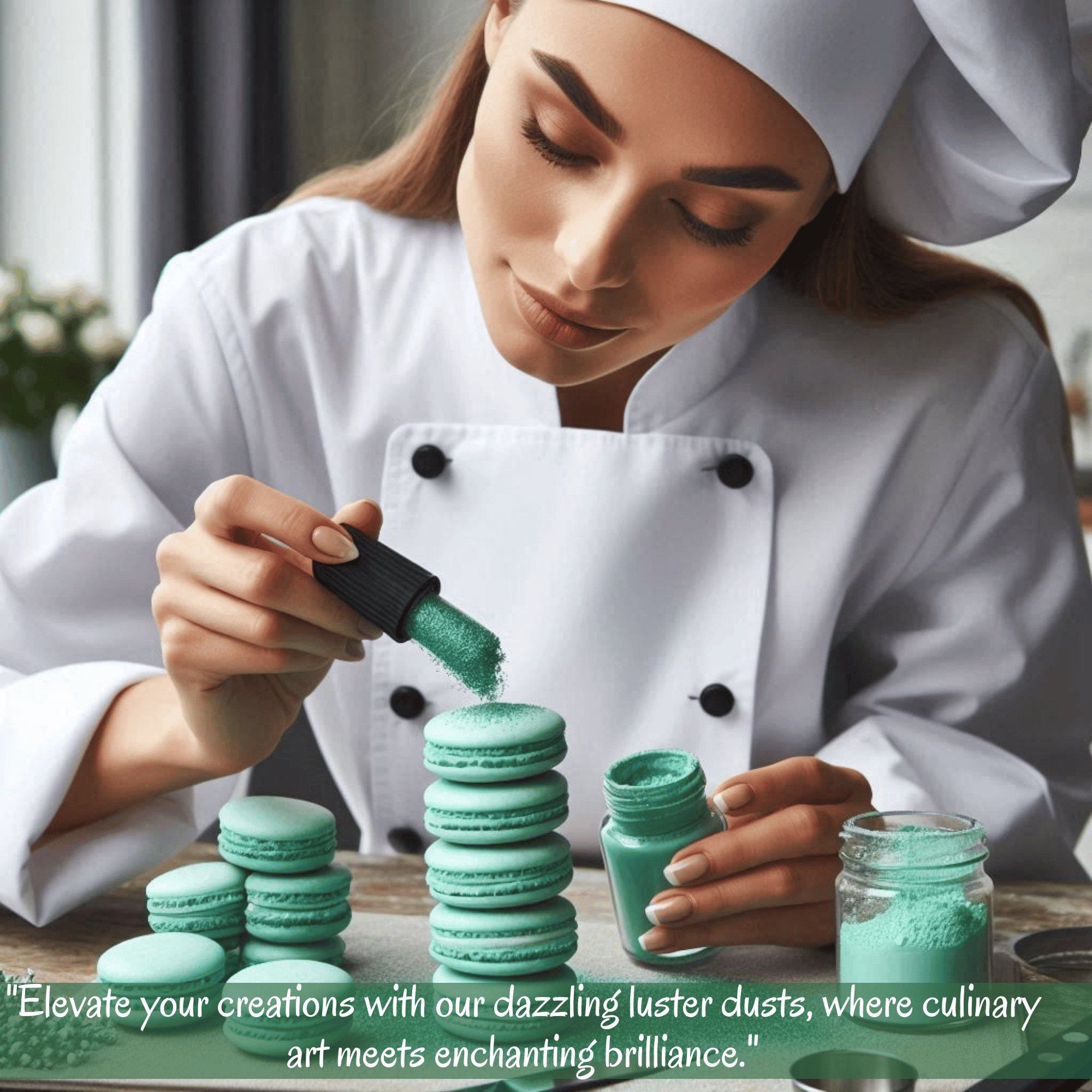 Confect Agave Green | Edible Luster Dust | Grocsy