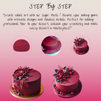 Confect Burgundy Fondant | Edible Sugarpaste | Grocsy