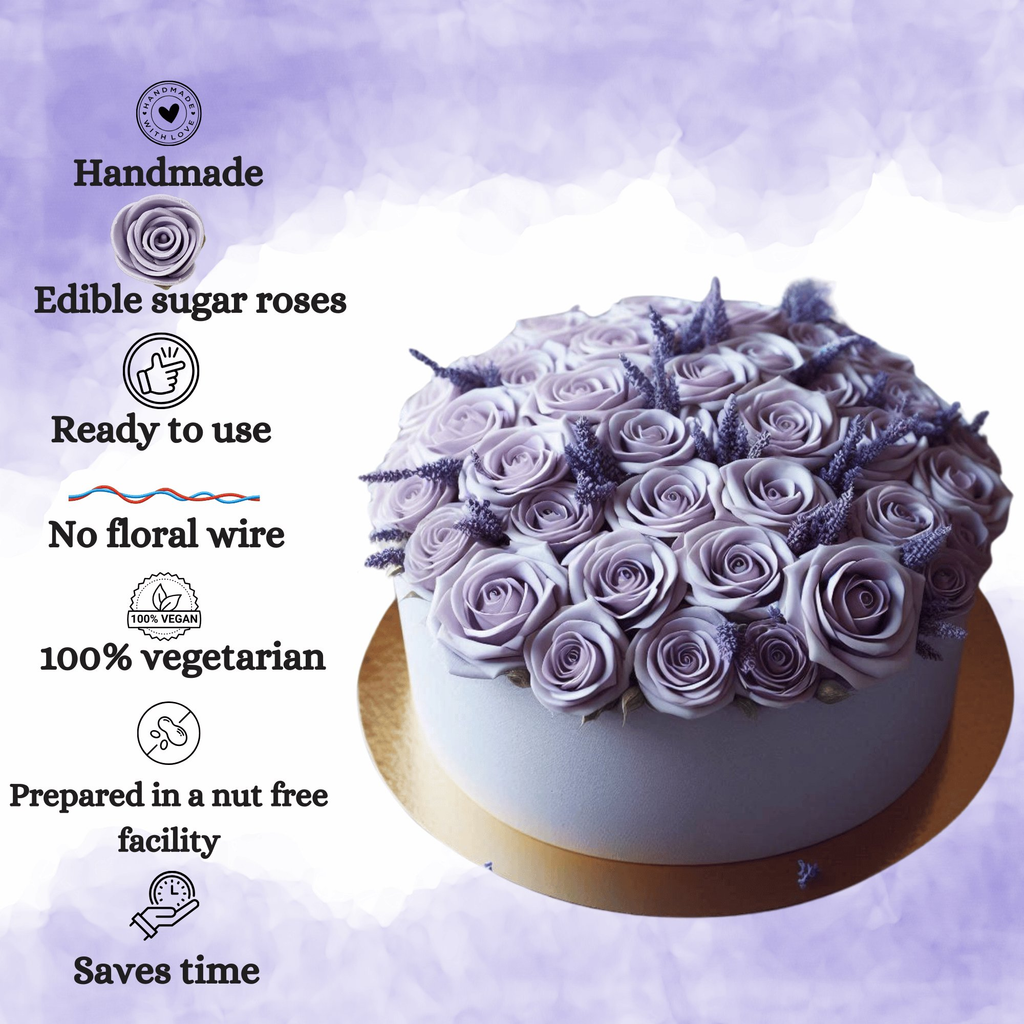 Confect Lavender | Edible Sugar Flowers | Grocsy