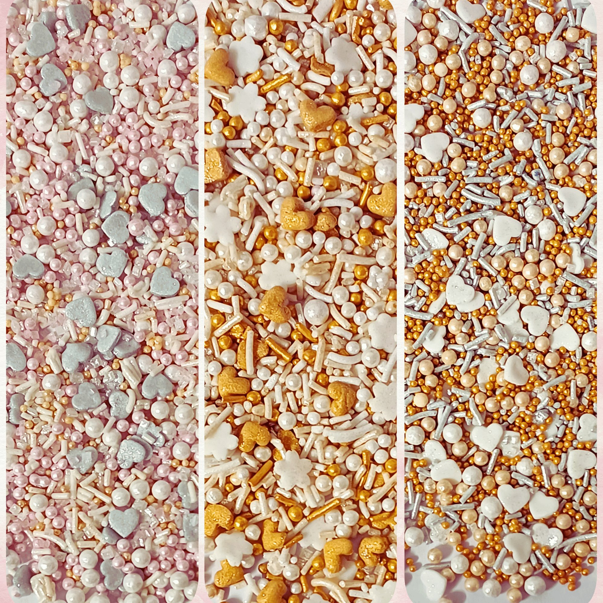 Confect Valentine Sprinkles | 19 Edible Decoration for Baking & Dessert | Grocsy