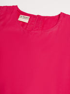 InWeave Women's Fuchsia Short Kurta Palazzo Set | Grocsy