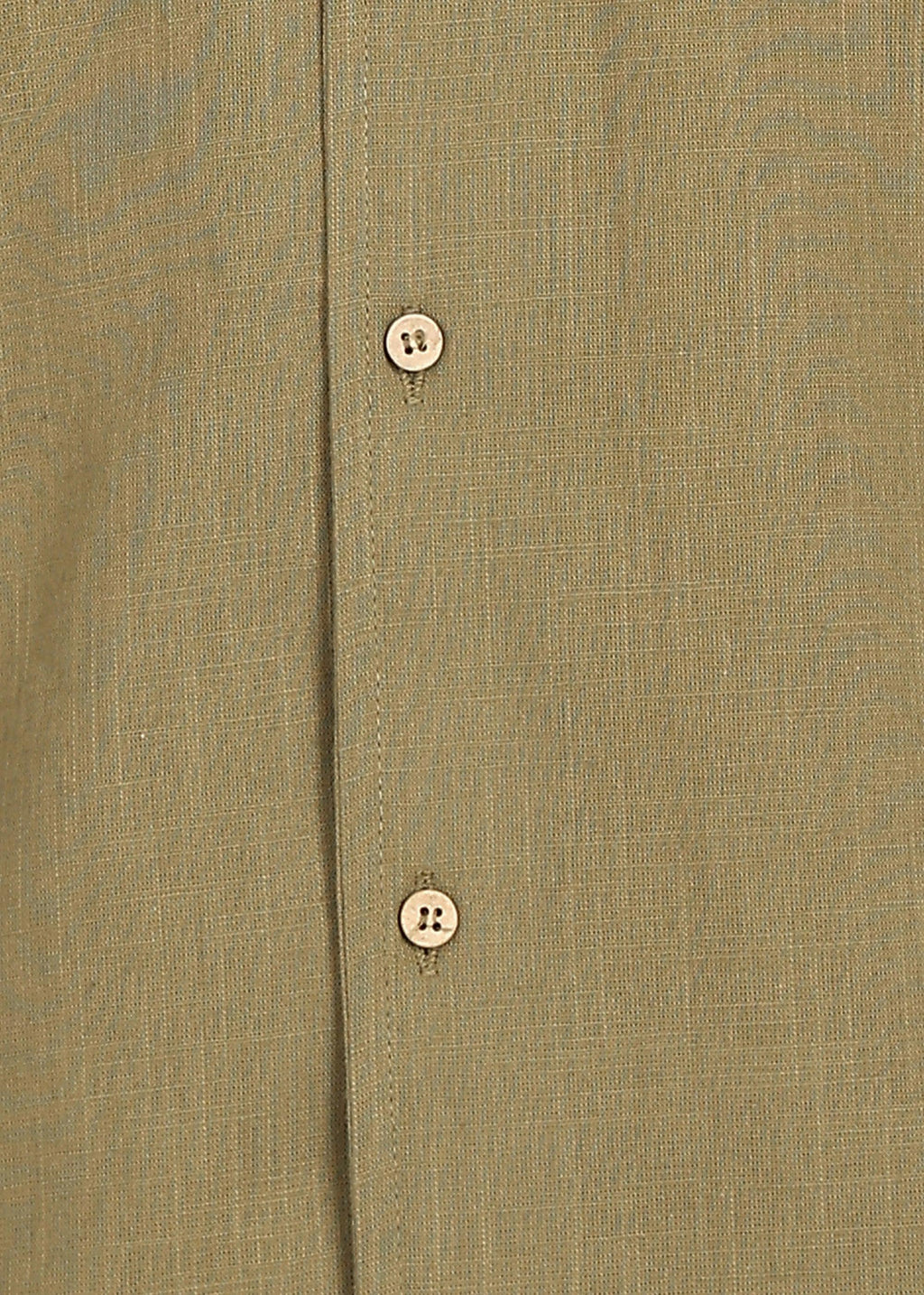 Fabmade Olive Breeze Linen Shirt | Grocsy