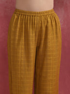 trueBrowns Mustard Cotton Dobby Co-ord set | Grocsy