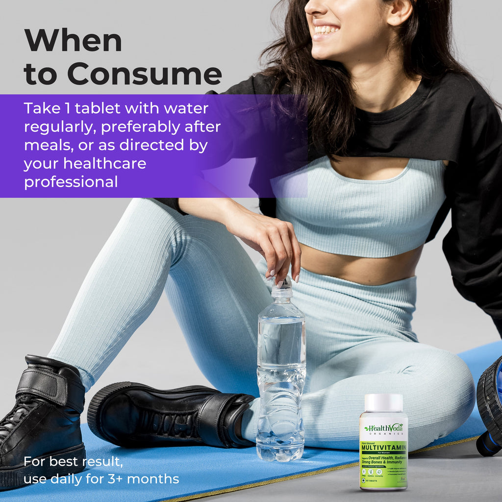 Health Veda Organics Multivitamin for Women Tablets For Women | Grocsy