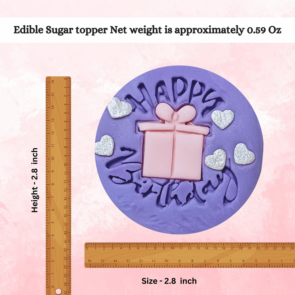 Confect Happy Birthday | Edible Celebration Topper | Grocsy