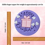 Confect Happy Birthday | Edible Celebration Topper | Grocsy