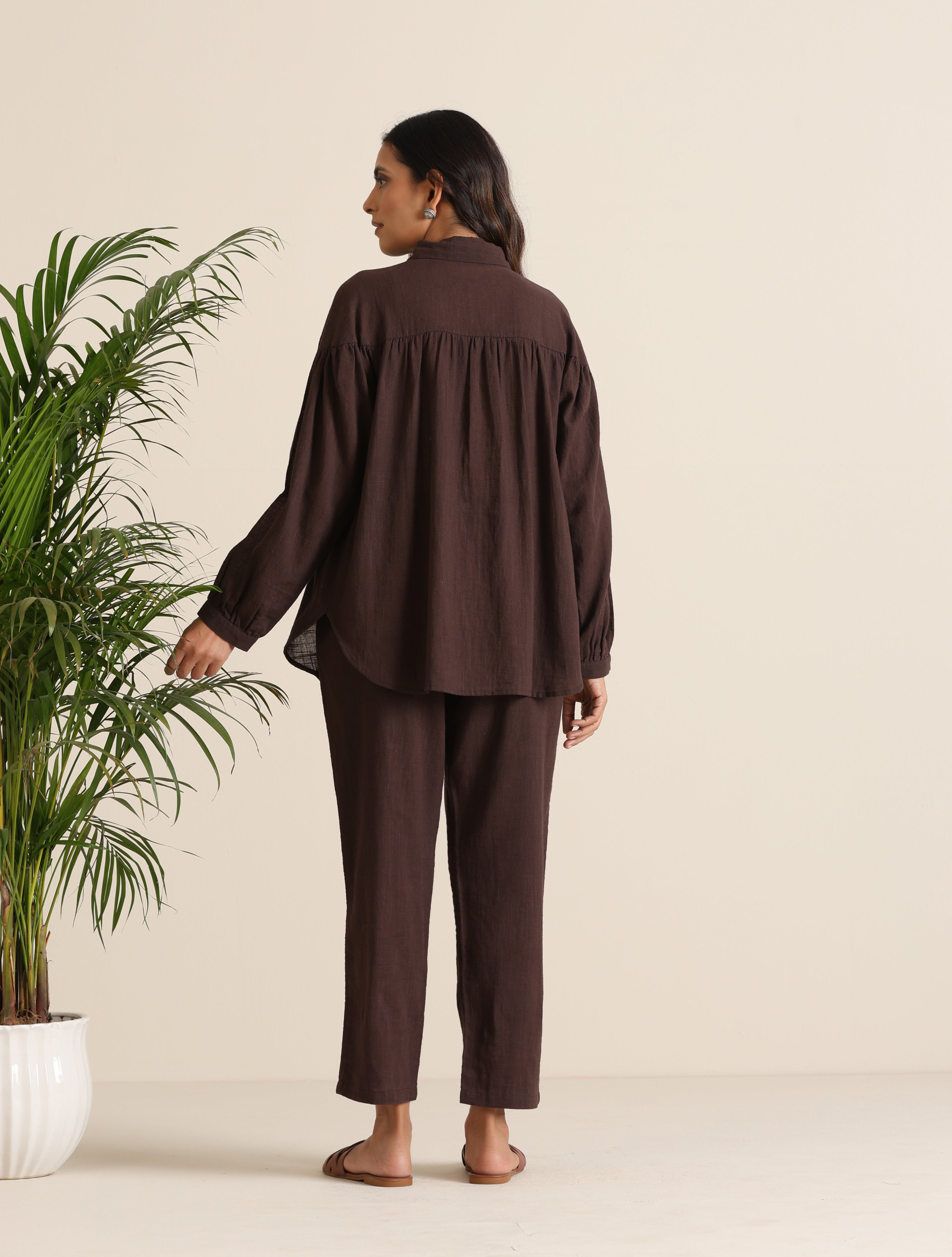 trueBrowns Cola Cotton Shirt Co-ord Set | Grocsy