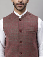 Even Apparels Men's Multi Nehru Jacket With Welt Pockets | Grocsy