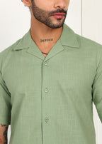 Fabmade Sage Flow Linen Co-Ord Set | Grocsy