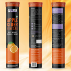 BOOSTIQ Apple Cider Vinegar Effervescent Tablets - Orange Flavour | Grocsy