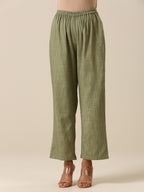 trueBrowns Sage Slub Textured Short Co-Ord Set | Grocsy