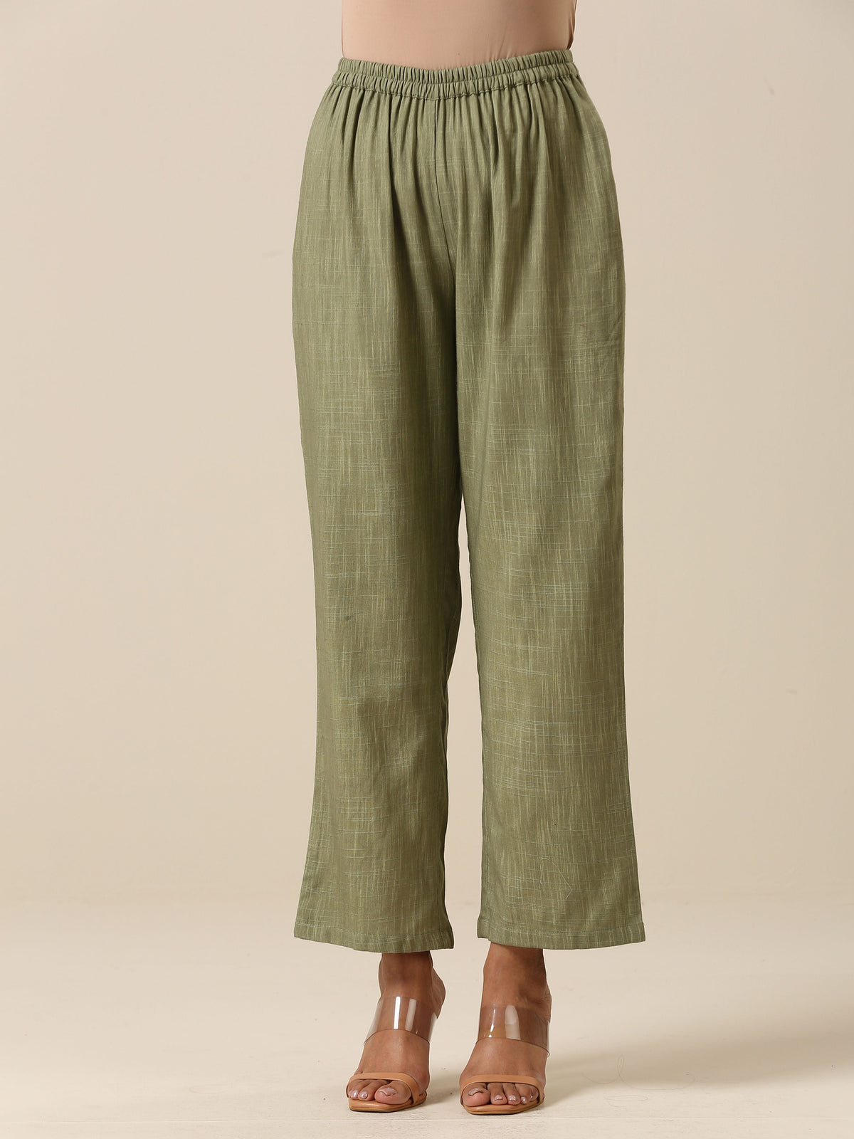 trueBrowns Sage Slub Textured Short Co-Ord Set | Grocsy