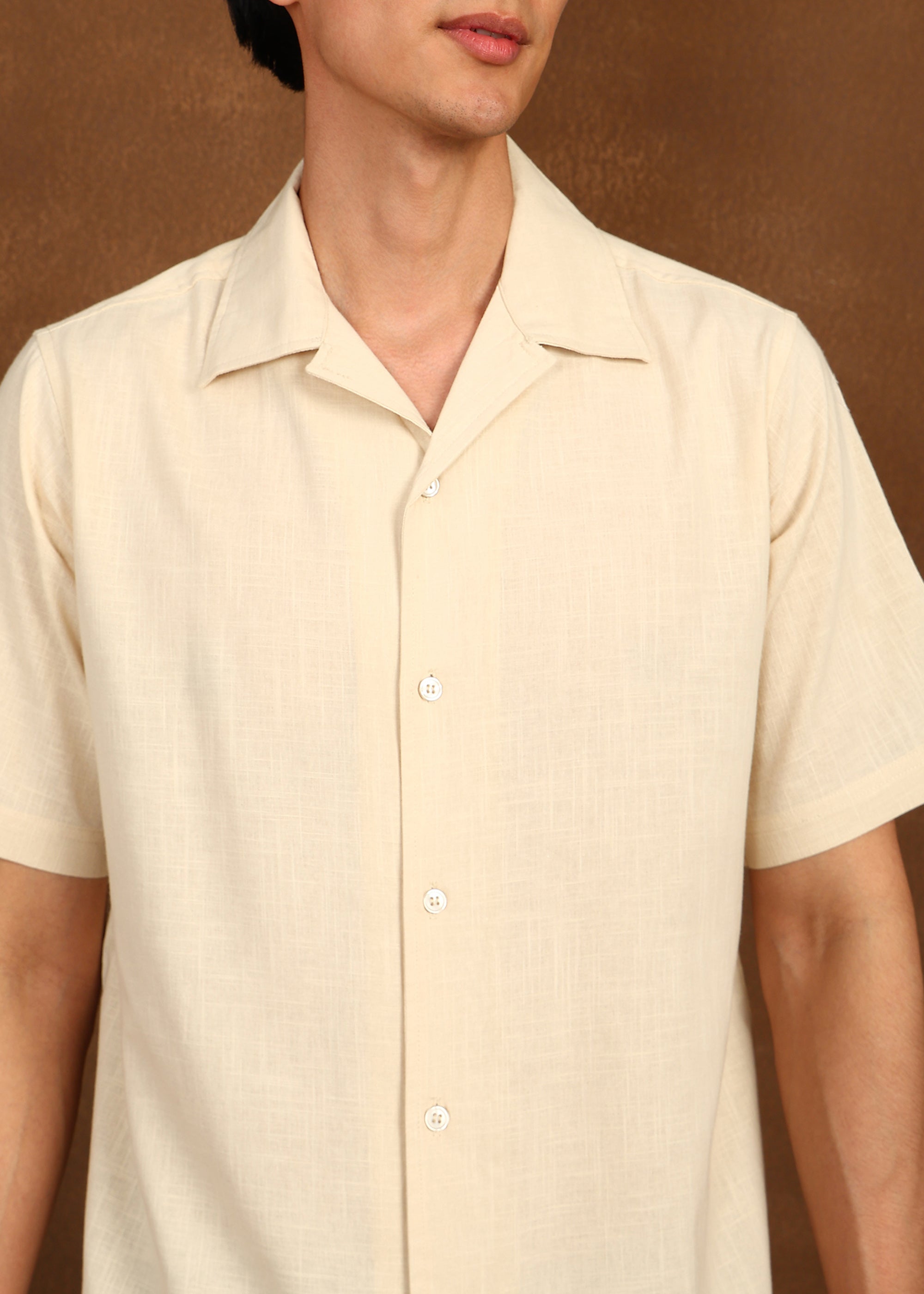 Fabmade Sand Whisper Shirt | Grocsy