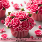 Confect Hot Pink | Edible Sugar Flowers | Grocsy