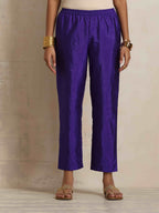 trueBrowns Lilac Tissue Angrakha Kurta Set | Grocsy