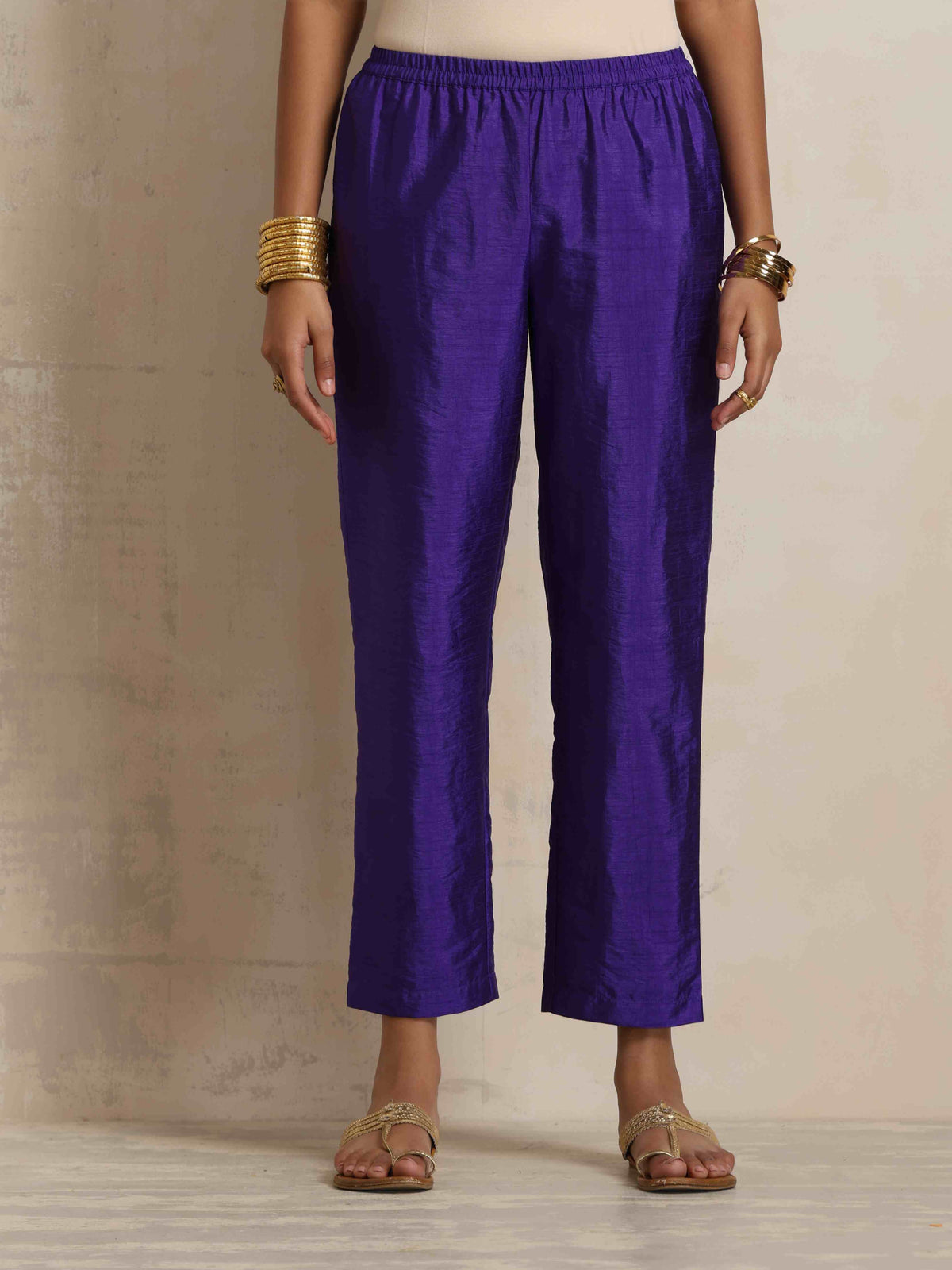 trueBrowns Lilac Tissue Angrakha Kurta Set | Grocsy