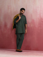 trueBrowns Men's Mustard Cotton Reversible Nehru Jacket | Grocsy