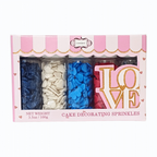Confect Heart Sprinkles | Captain's Colors Patriotic Sprinkles | Grocsy