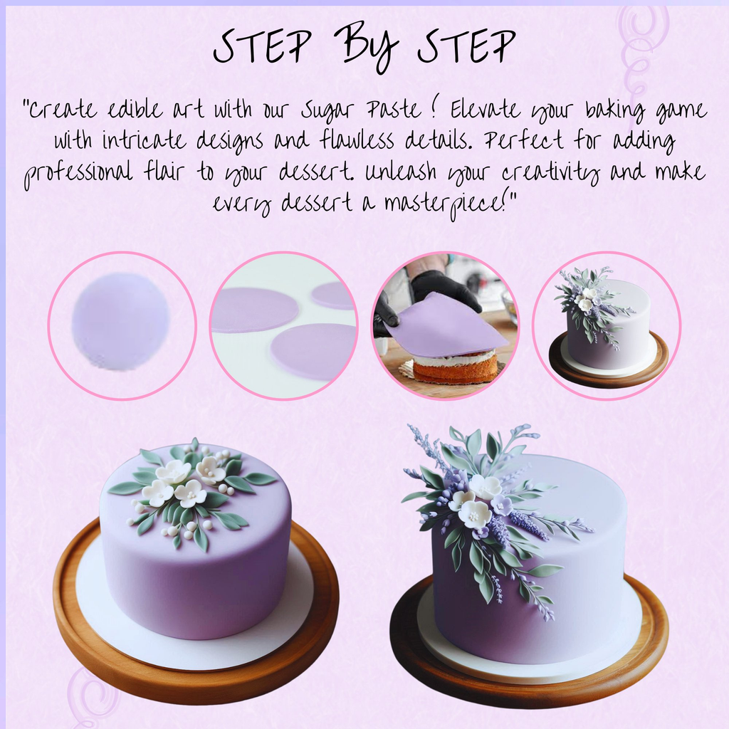 Confect Lavender Fondant | Edible Sugarpaste | Grocsy
