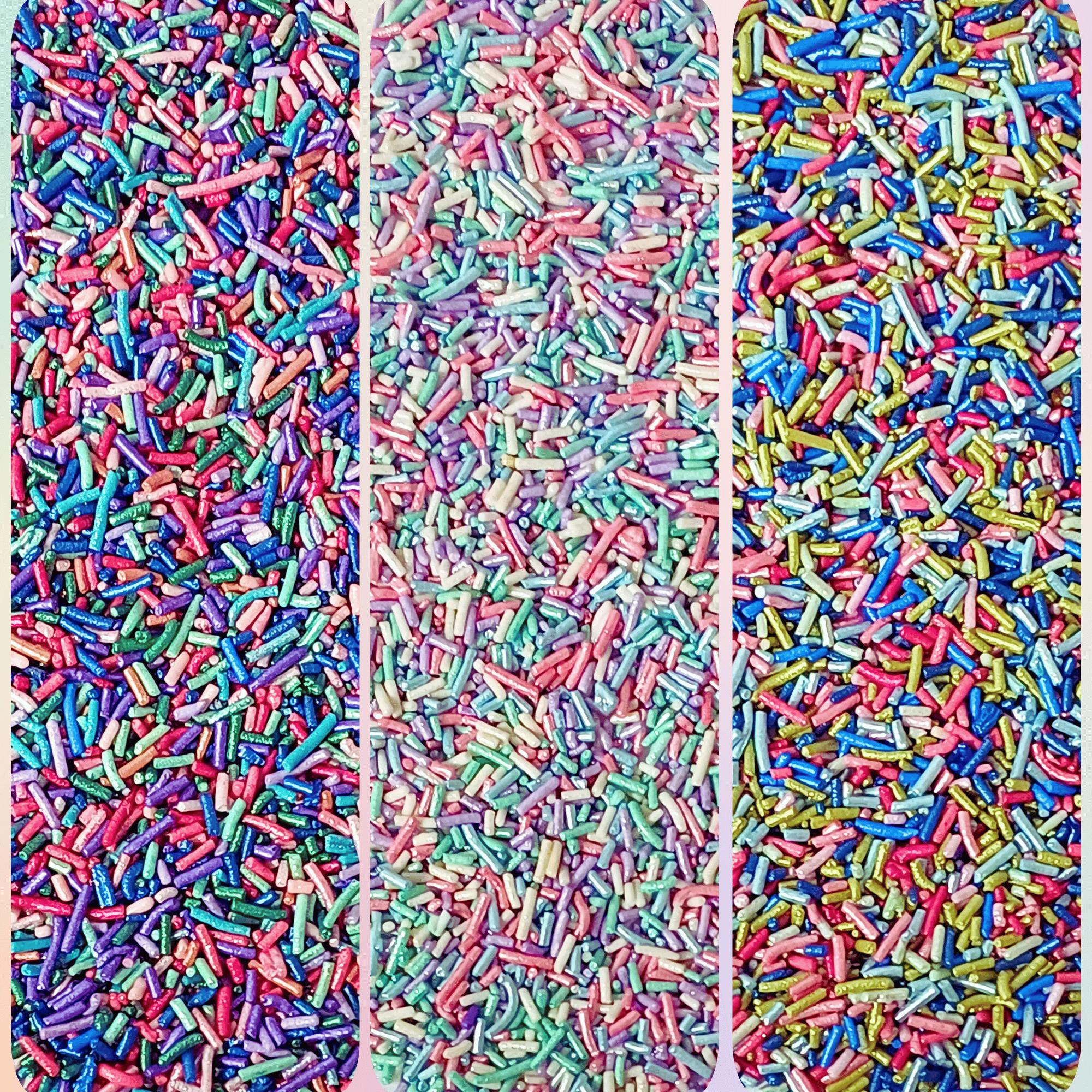 Confect Rainbow Magic Sprinkles | (02) Mix Colourful Sprinkles | Grocsy