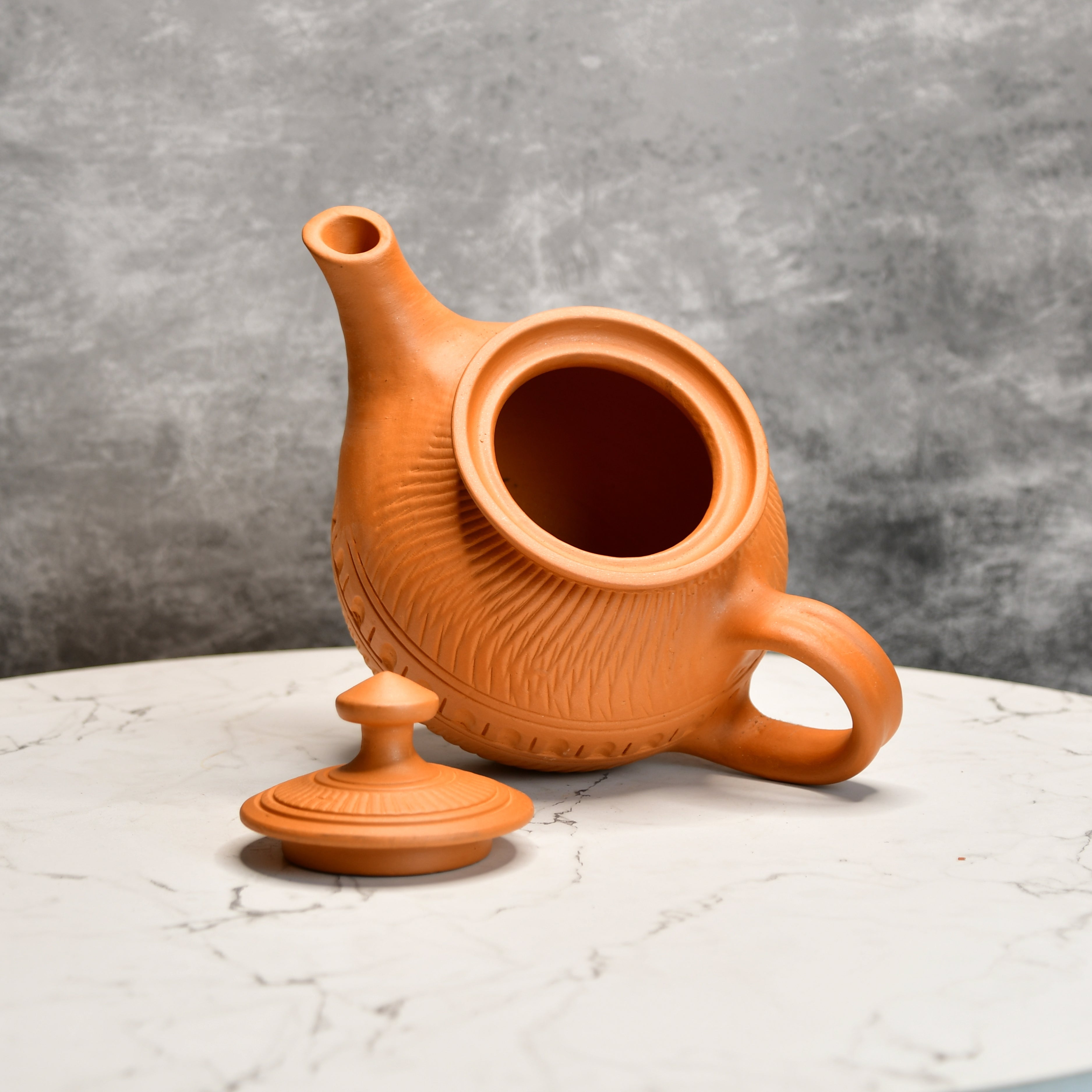 Sowpeace Premium Large Terracotta Kettle for Tea and Coffee | Grocsy