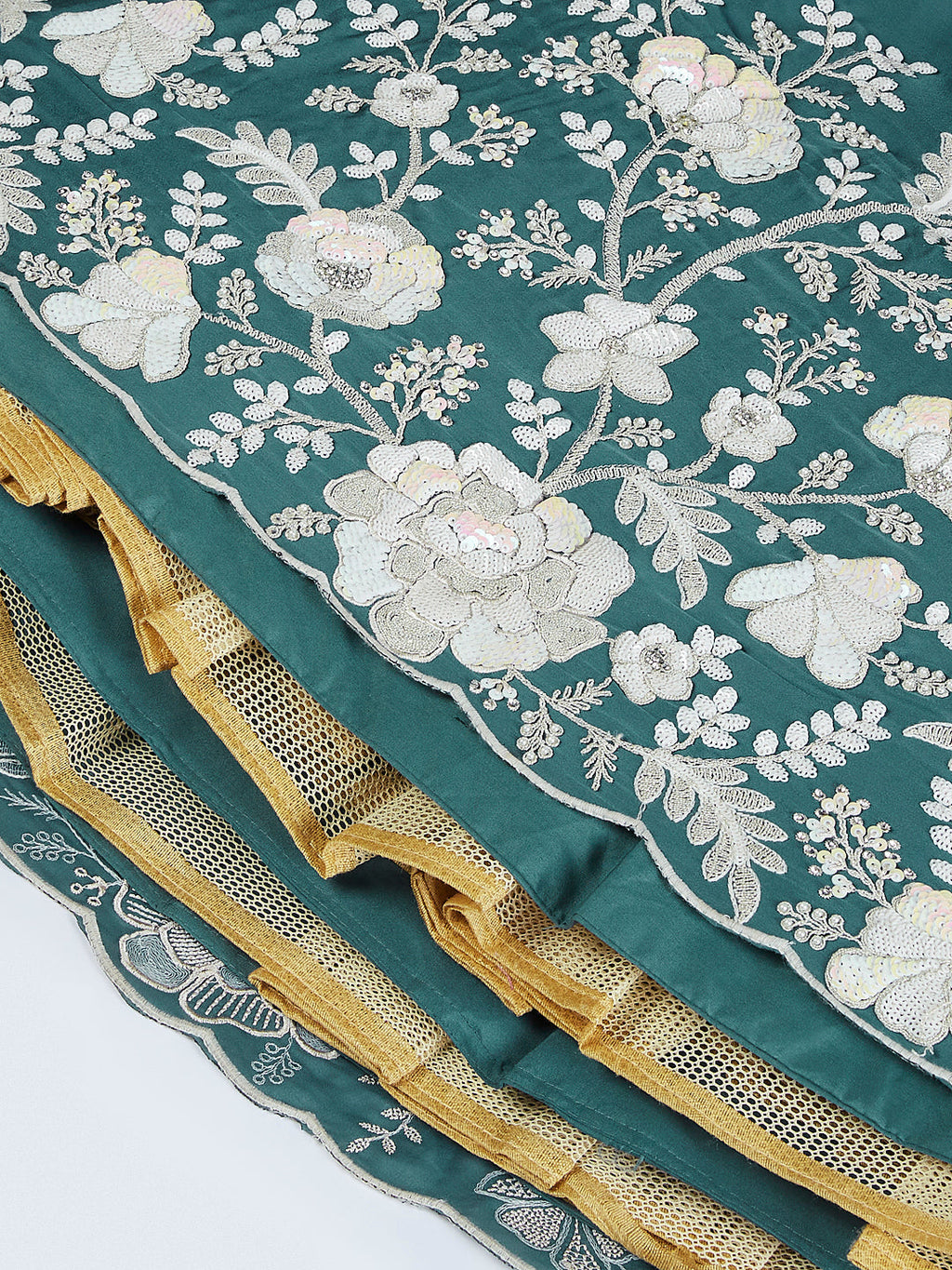 House of Panchhi Pink Pure Georgette Position Printing With Siroski Stone Work Lehenga Choli & Dupatta | Grocsy