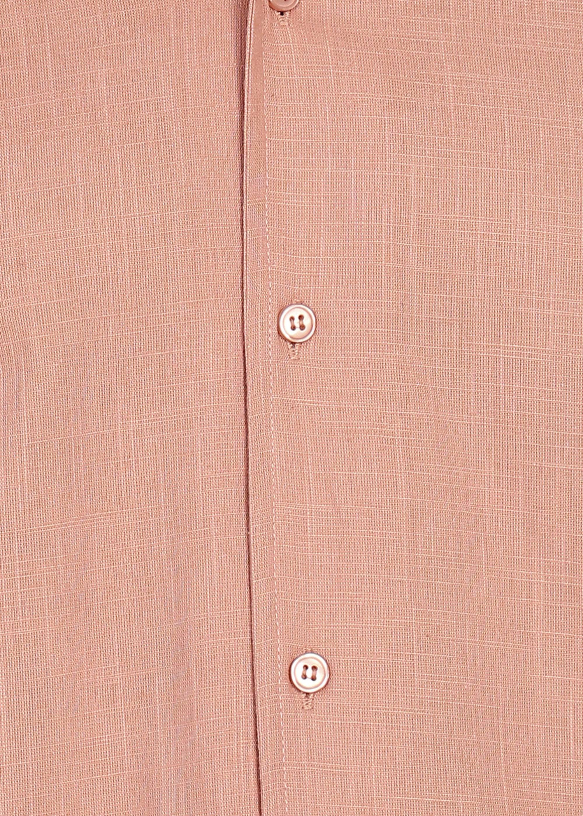 Fabmade Men’S Peach Linen Co-Ord Set | Grocsy