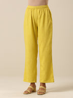 trueBrowns Lime Slub Textured Short Co-Ord Set | Grocsy