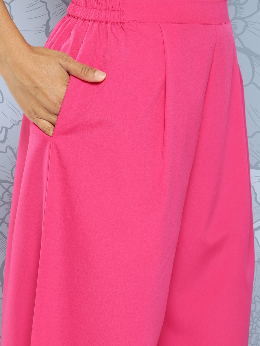 Ahalyaa Floral Printed Empire Gotta Patti Kurta With Palazzos | Grocsy