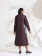 trueBrowns Cola Cotton Print A-line Dress | Grocsy