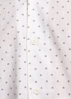 Fabmade Micro Print Short Sleeve Shirt | Grocsy