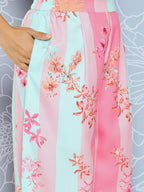 Ahalyaa Striped Ethnic Co-Ords | Grocsy