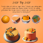 Confect Citrus Orange Fondant | Edible Sugarpaste | Grocsy
