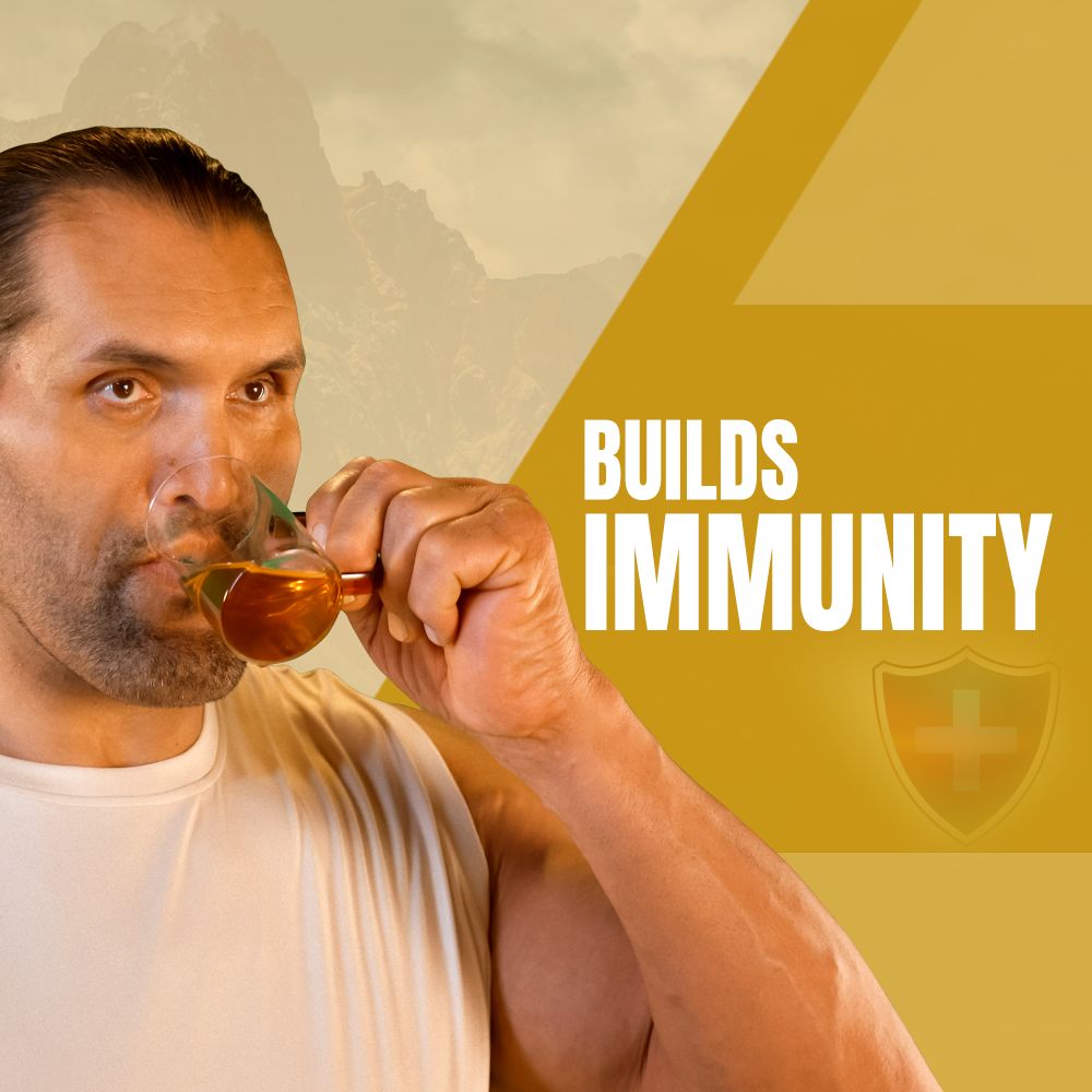 Upakarma Ayurveda Pure SJ Resin Form With Gold Dust | Grocsy