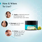Pilgrim Glow Moisturizer Face Cream With Niacinamide & Vitamin C For Glowing Skin, Dry Skin Hydration, Non-Greasy | Grocsy