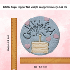 Confect Congrats | Edible Celebration Topper | Grocsy