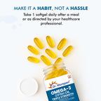 Dr Morpen Omega-3 1250Mg Deep Sea Fish Oil Triple Strength Softgel Capsules | Grocsy