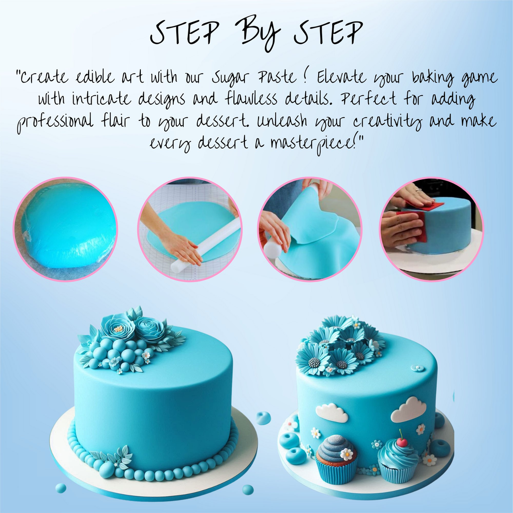 Confect Superhero Blue Fondant | Edible Sugarpaste | Grocsy