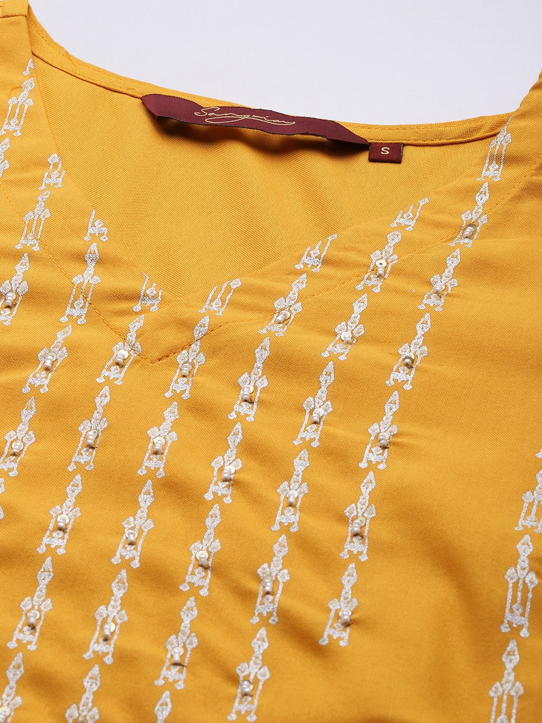 Sangria Printed Kurta with Trousers & Dupatta | Grocsy