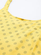 All About You Women Yellow Printed Kurta with Palazzos & Dupatta | Grocsy