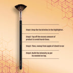 Miss Claire M24 - Fan Brush - Rose Gold | Grocsy
