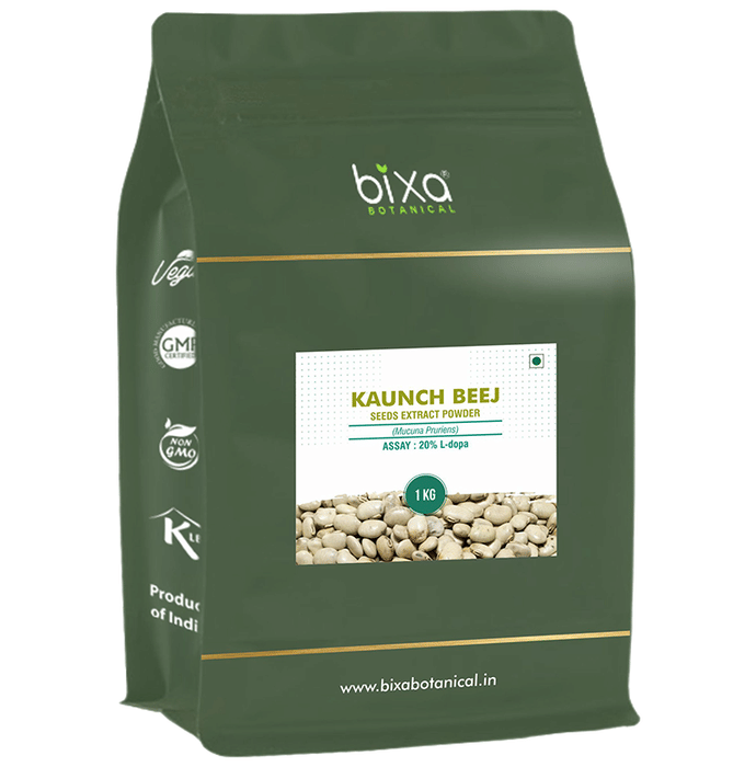 Bixa Botanical Kauch Beej Seeds Extract Powder 20% L-Dopa | Grocsy