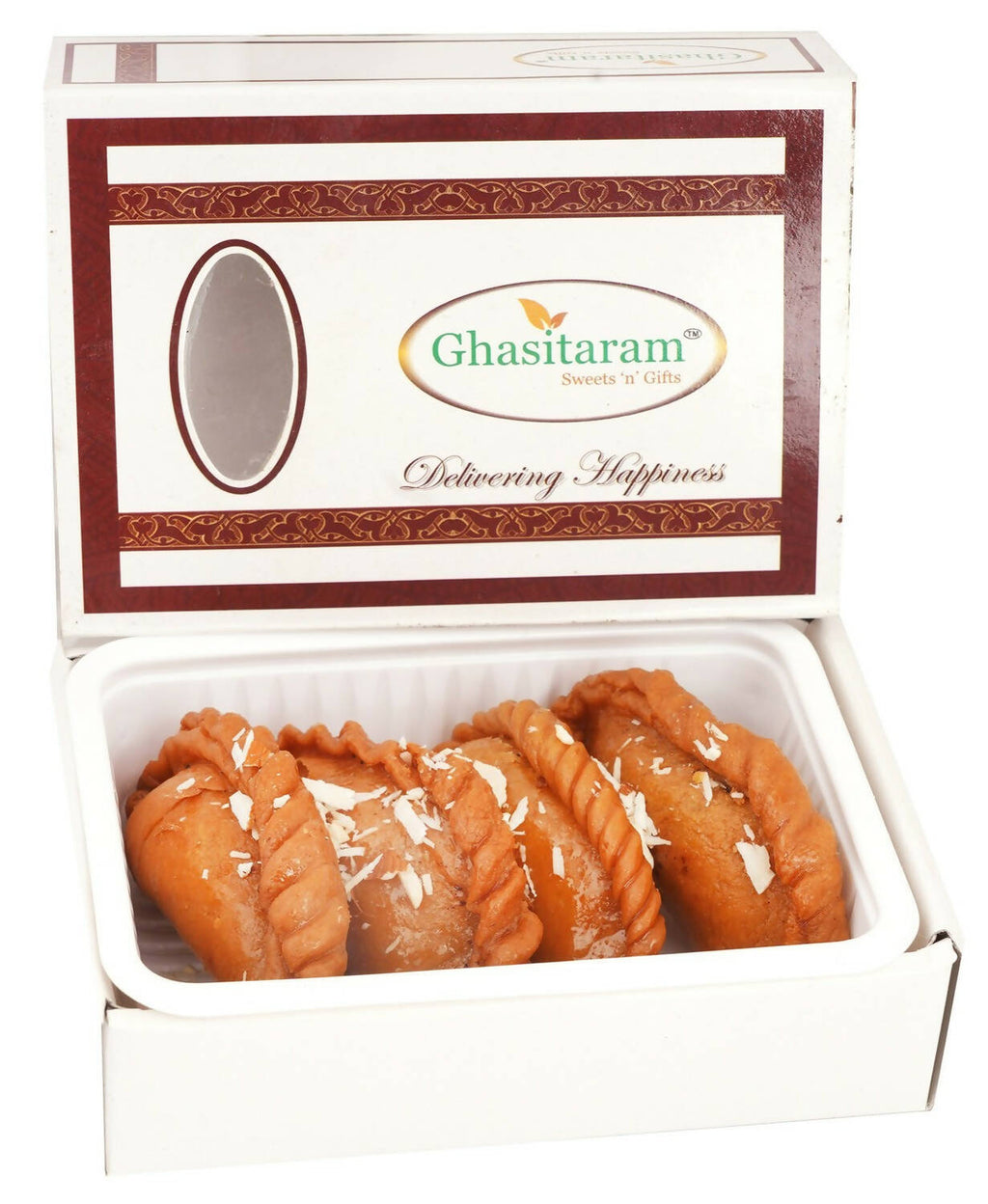 Ghasitaram Sugarfree Healthy Wheat Gujiya Box | Grocsy