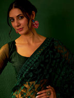 Sangria Embroidered Saree | Grocsy