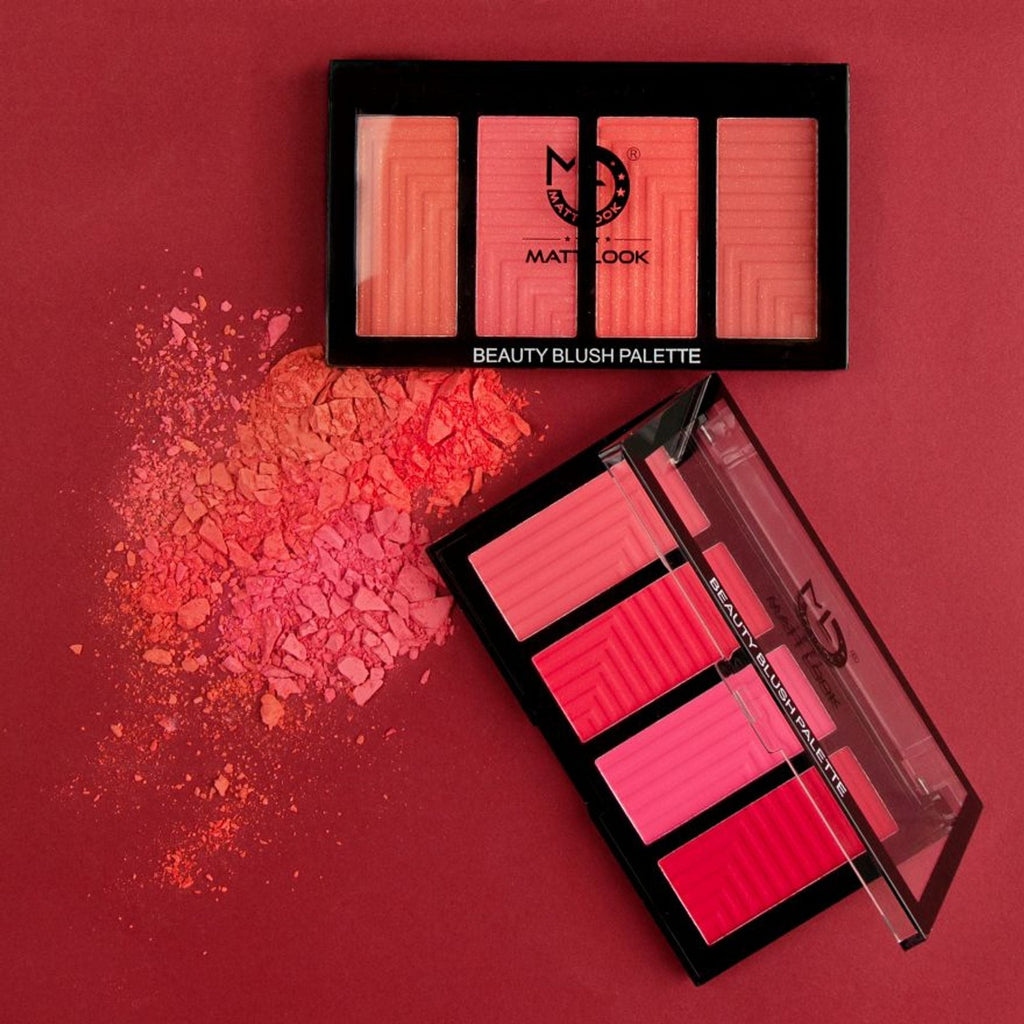 Matt Look Beauty Blush Palette - 02 | Grocsy