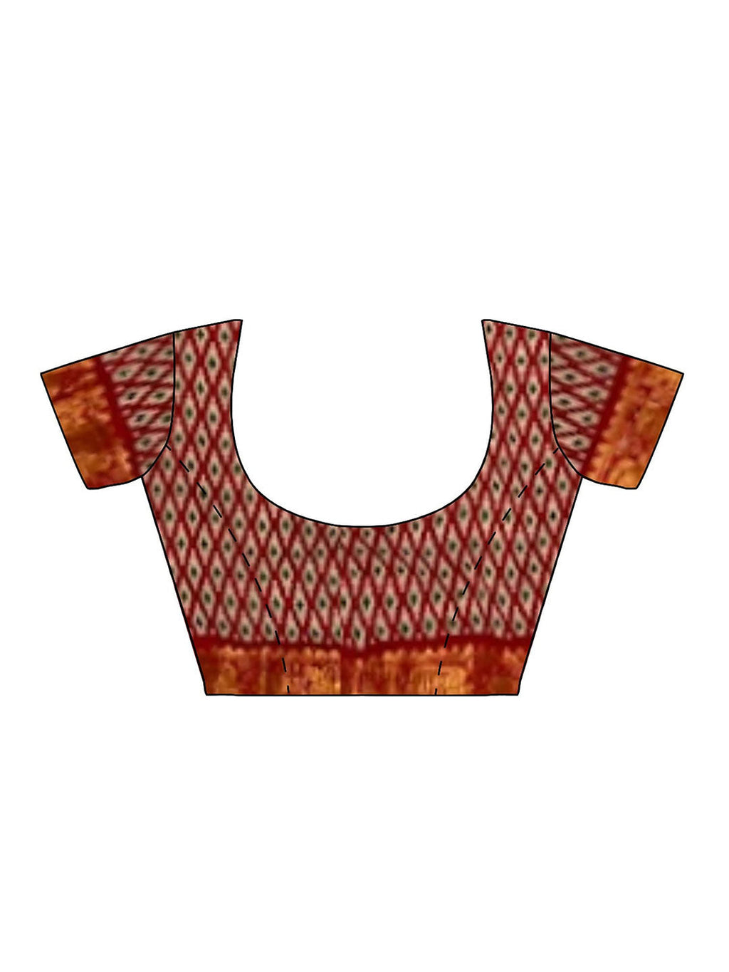 Tikhi Imli Ethnic Motifs Printed Cotton Ready to Wear Saree | Grocsy