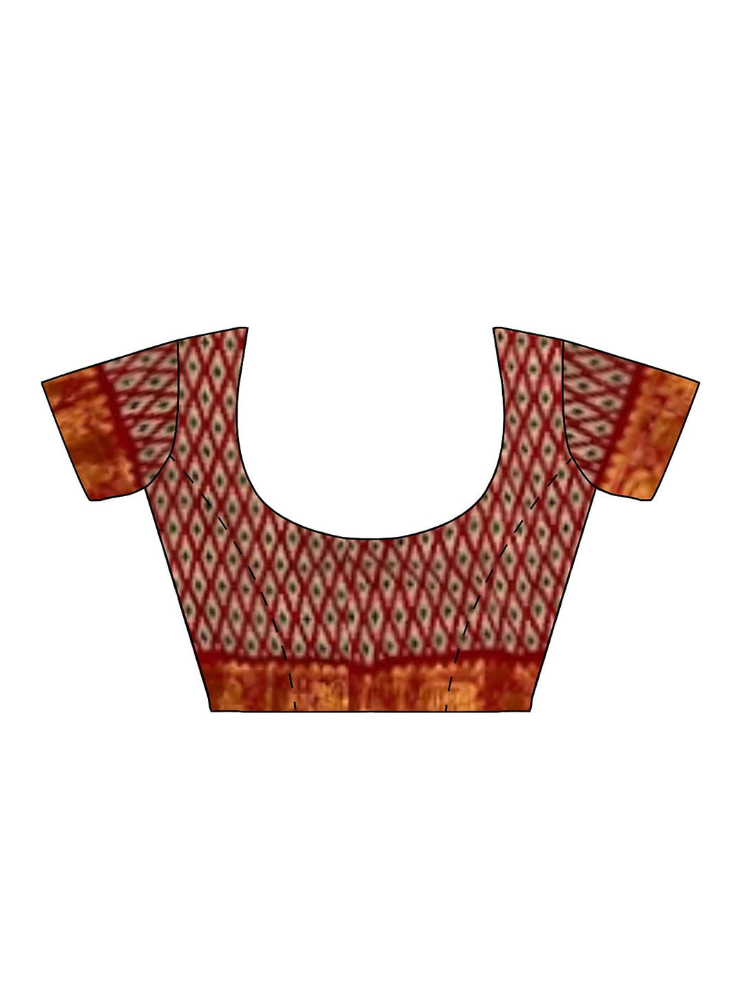 Tikhi Imli Ethnic Motifs Printed Cotton Ready to Wear Saree | Grocsy
