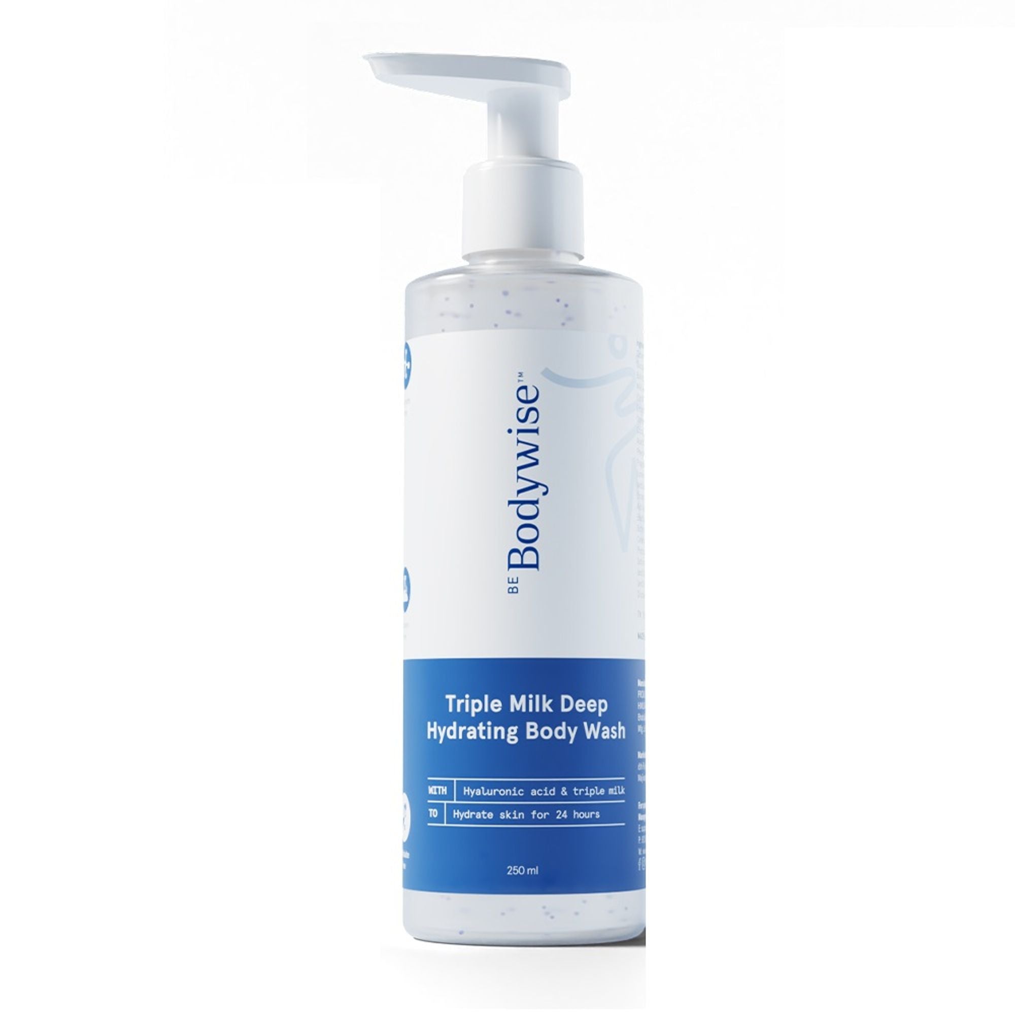 BeBodywise Triple Milk Deep Hydrating Body Wash - For Dry & Dehydrated Skin | Grocsy